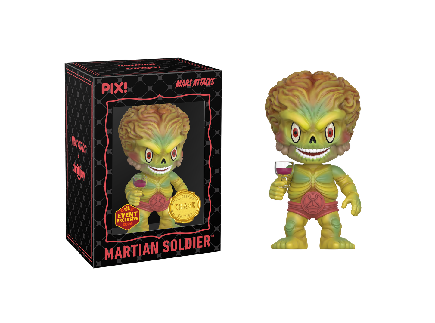 MARS ATTACKS!, Martian Soldier Chase Collectible, Out of Box