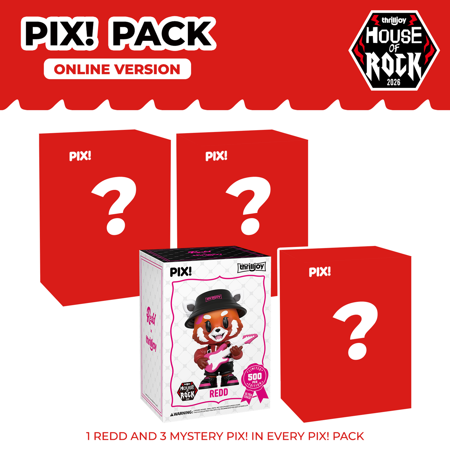 Thrilljoy '26 House of Rock PIX! Pack: Redd