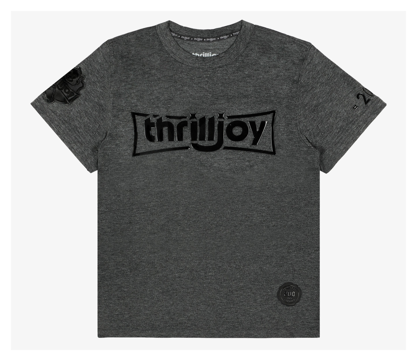 COLLECTIBLE T-SHIRT (THRILLJOY BLACK LOGO)