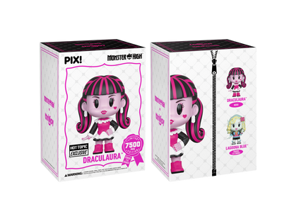 Monster High Draculaura Collectible, Front & Back of Box 