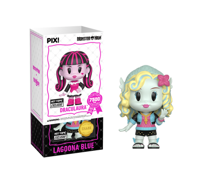 Monster High Draculaura/ Lagoona Blue Collectible, Front of Box 
