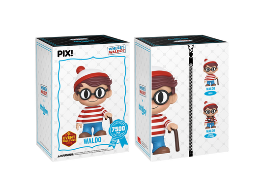 Where's Waldo, Waldo Collectible, Front & Back of Box