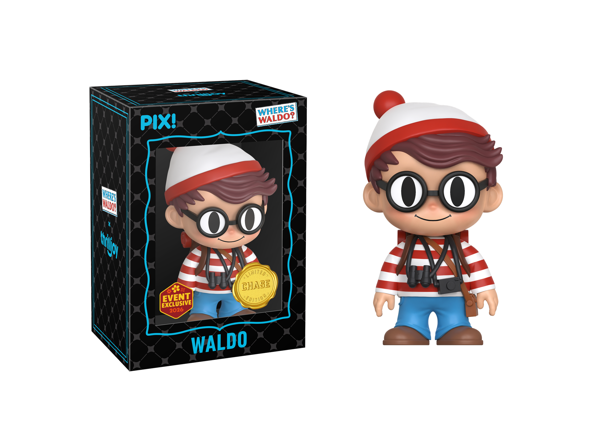Where's Waldo, Waldo Chase Collectible, Out of Box