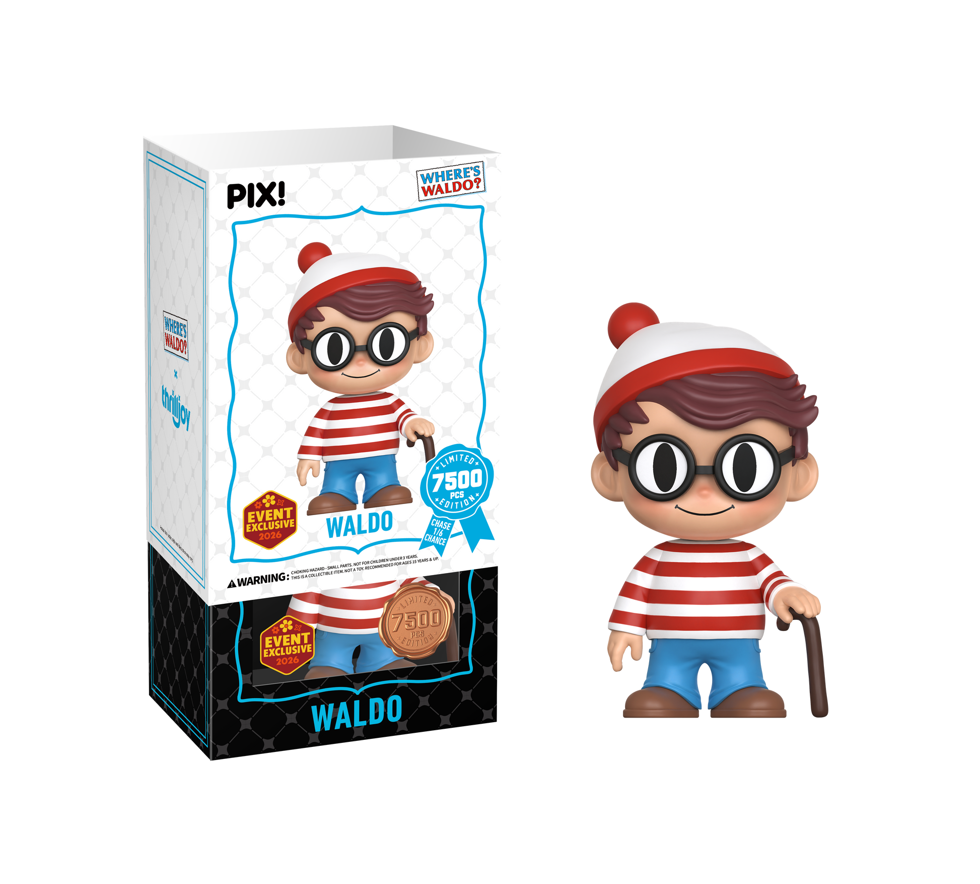 Where's Waldo, Waldo Collectible, Front of Box