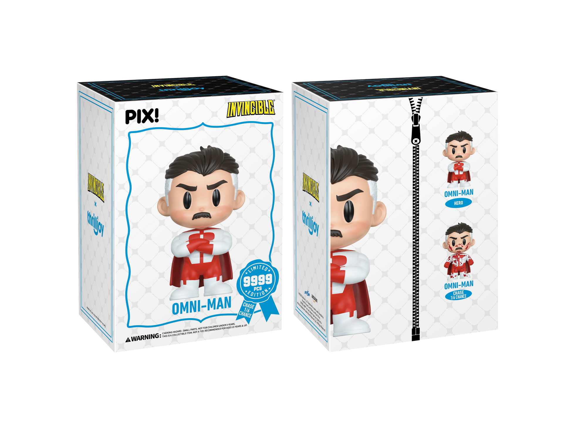 Invincible, Omni-Man Collectible, Front & Back of Box 