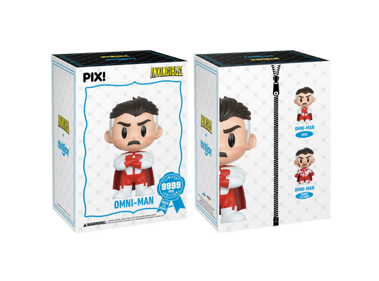 Invincible, Omni-Man Collectible, Front & Back of Box 