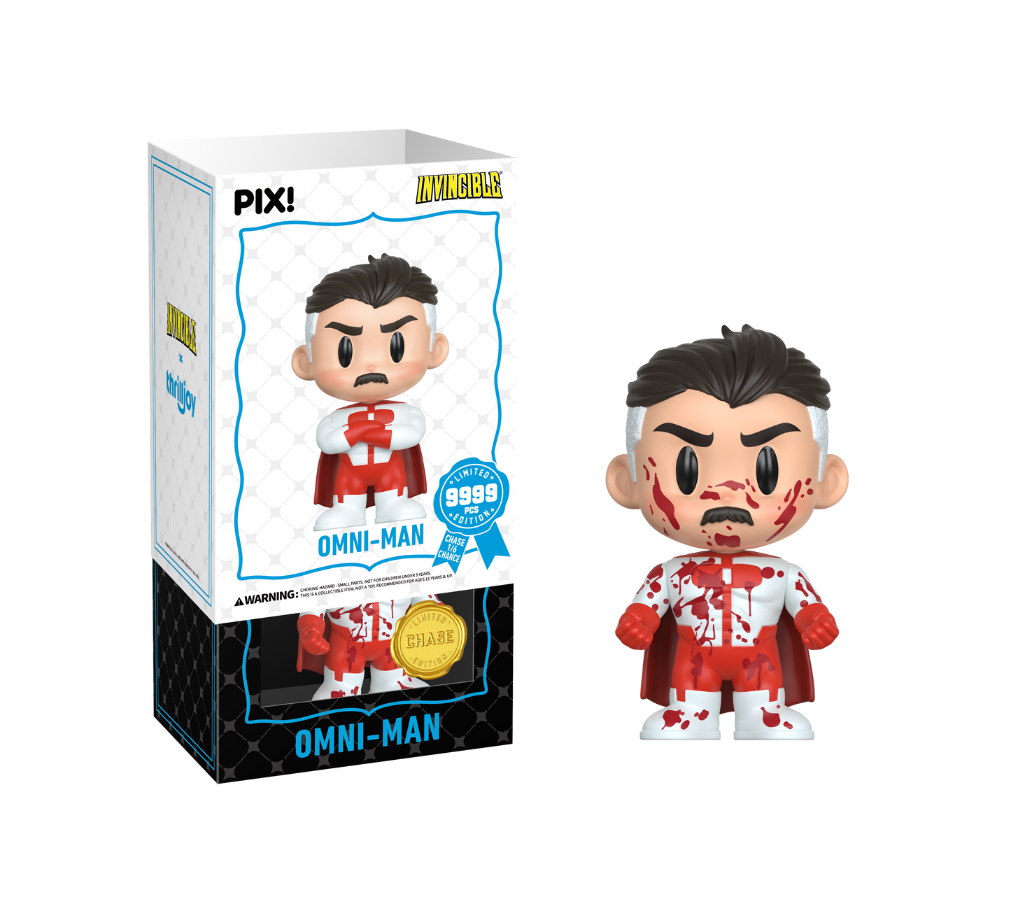 Invincible, Omni-Man Chase Collectible, Front of Box