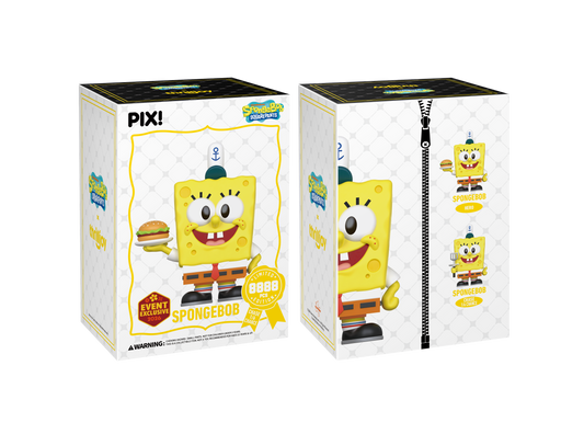 SpongeBob SquarePants, SpongeBob Collectible, Front & Back of Box