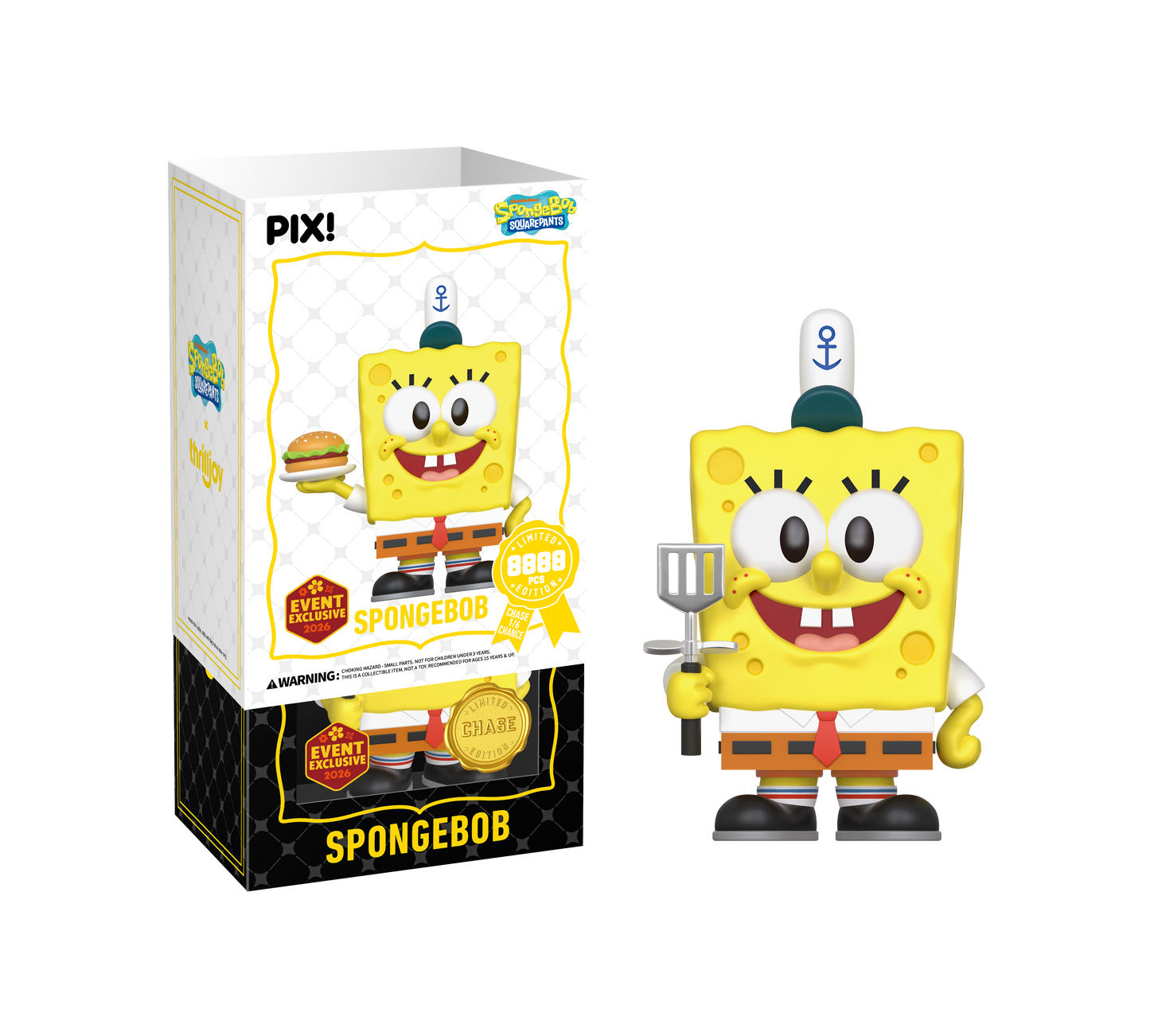 SpongeBob SquarePants, SpongeBob  Chase Collectible, Front of Box