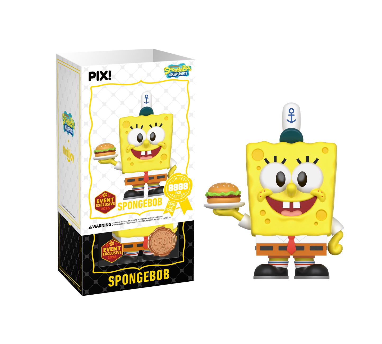 SpongeBob SquarePants, SpongeBob Collectible, Front of Box