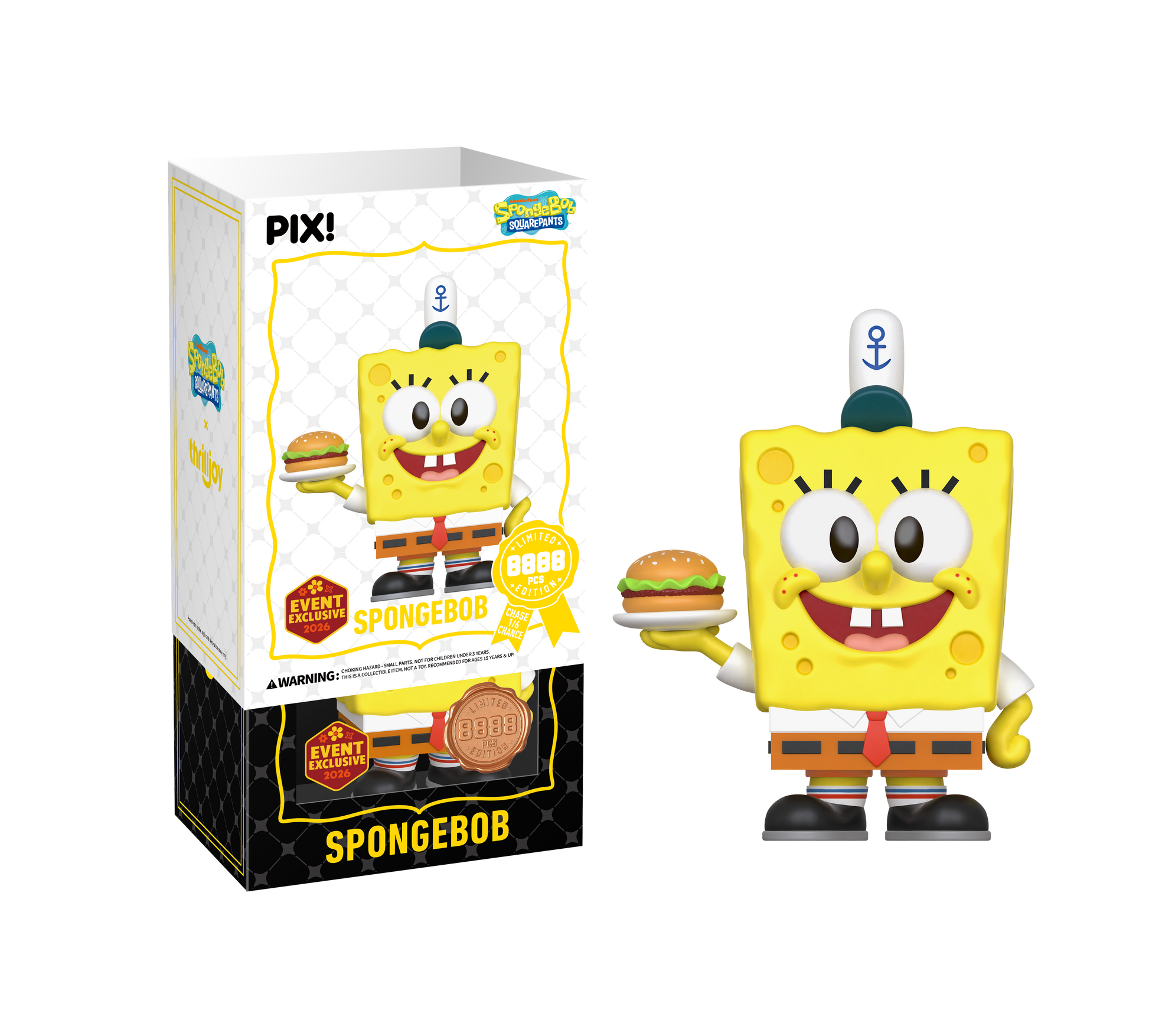 SpongeBob SquarePants, SpongeBob Collectible, Front of Box