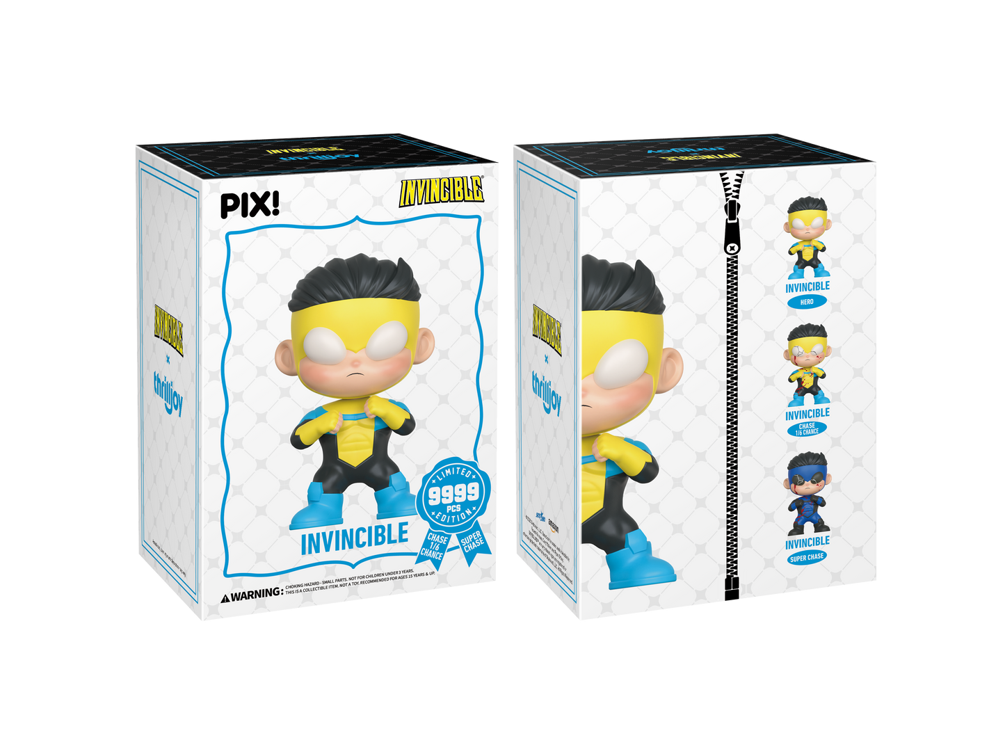 Invincible, Invincible collectible, Front & Back of Box 