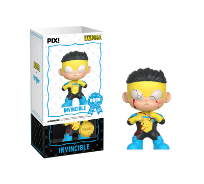 Invincible, Invincible Chase collectible, Front of Box