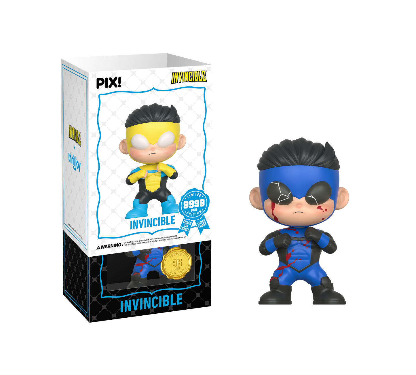 Invincible, Invincible Super-Rare Chase collectible, Front of Box