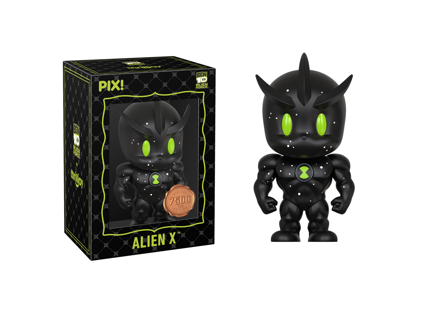 PIX! Alien X: Sparkly Jerk Face