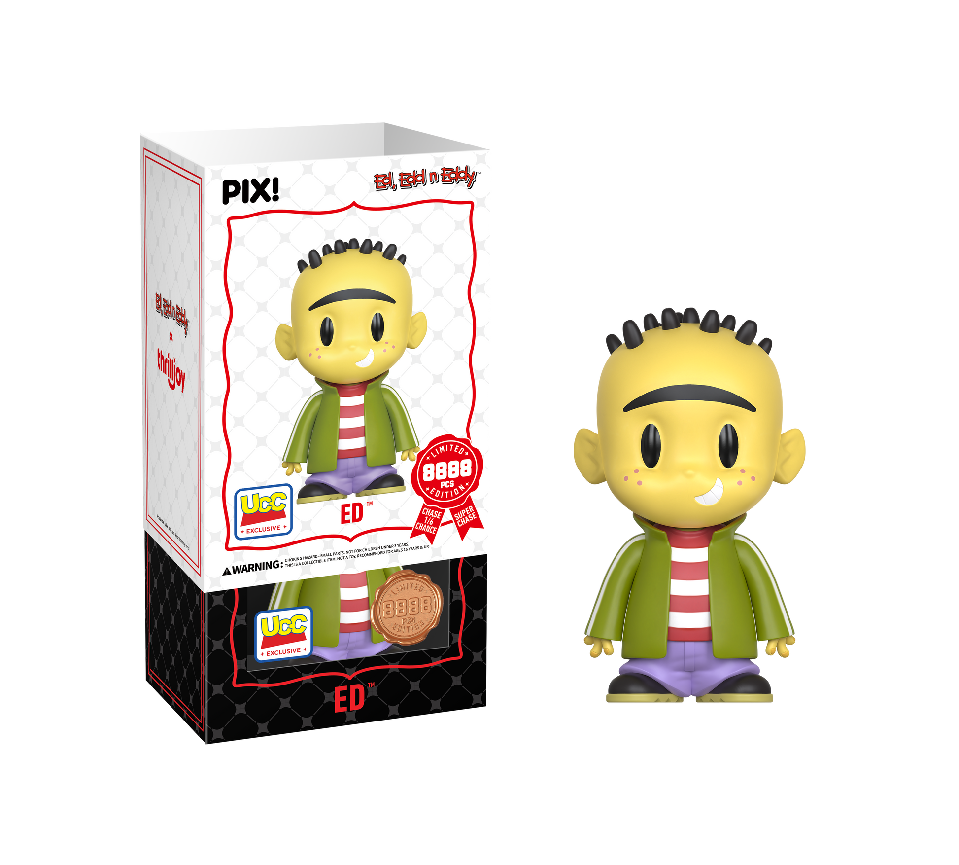 Ed, Ed n Eddy Collectible, Front of Box 