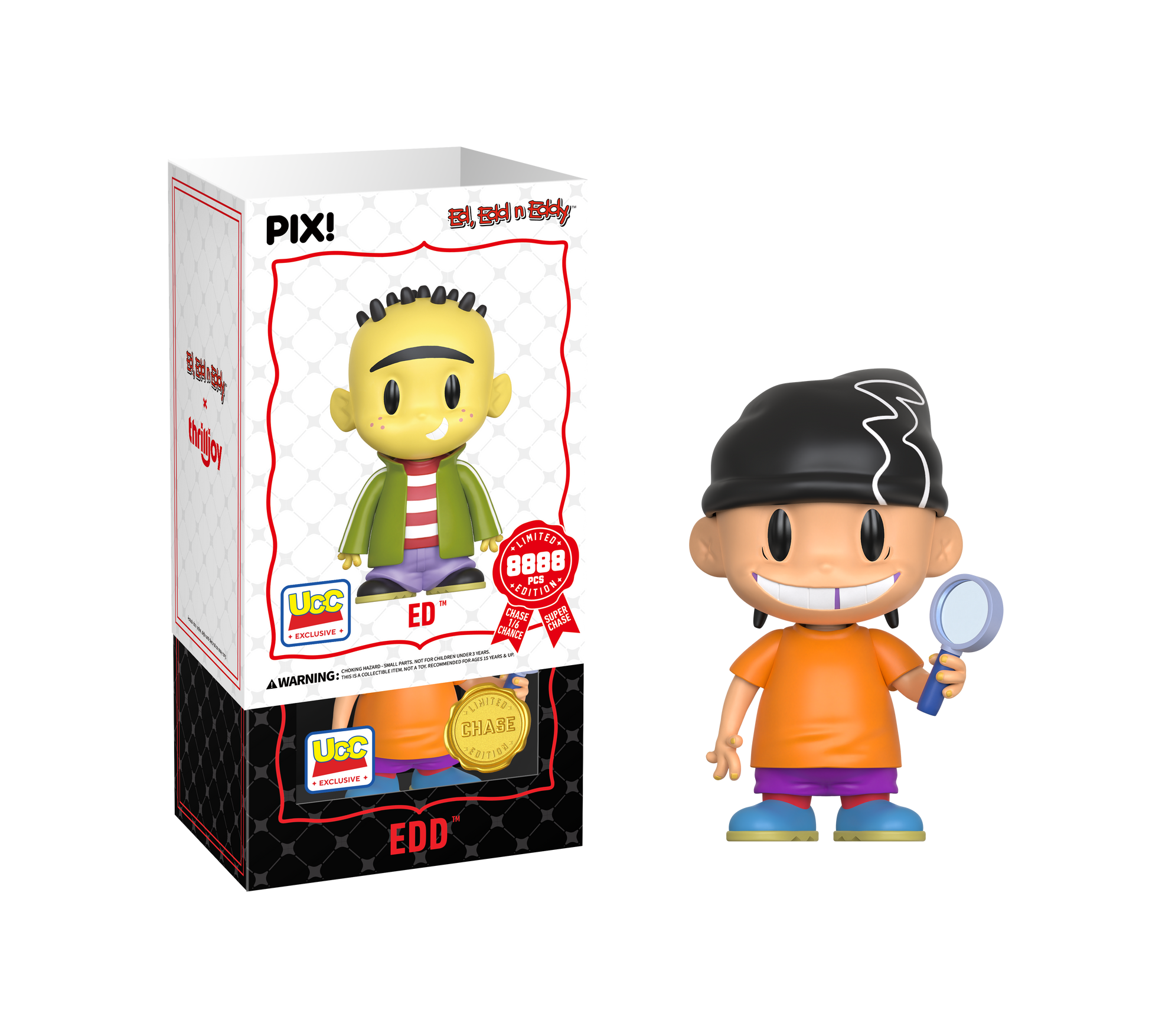 Ed, Ed n Eddy Chase Collectible, Front of Box