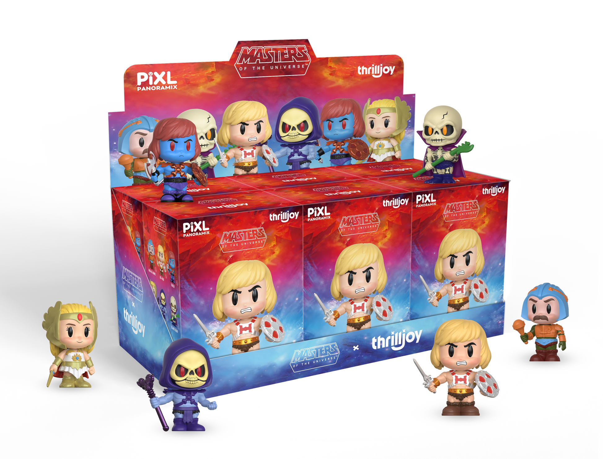 Masters of the Universe フィギュアセット PIXL Masters of the Universe Whole Set – Thrilljoy