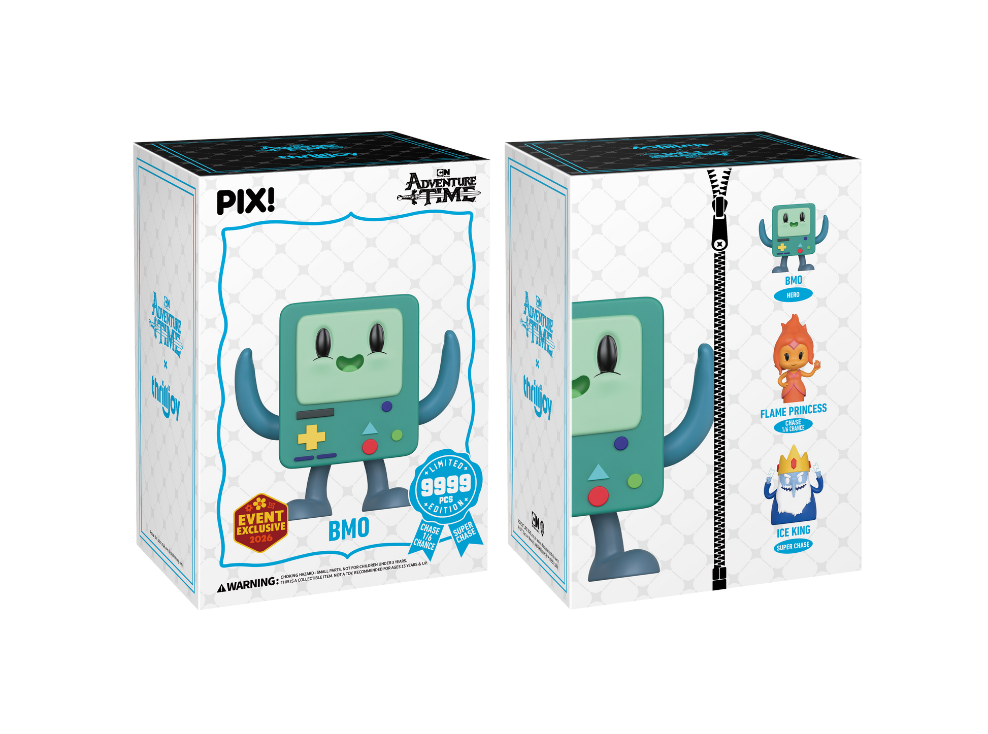 Adventure Time, BMO Collectible, Front & Back of Box