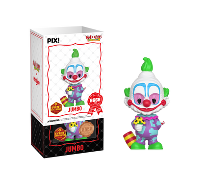 Killer Klowns From Outer Space, Jumbo Collectible, Front of Box