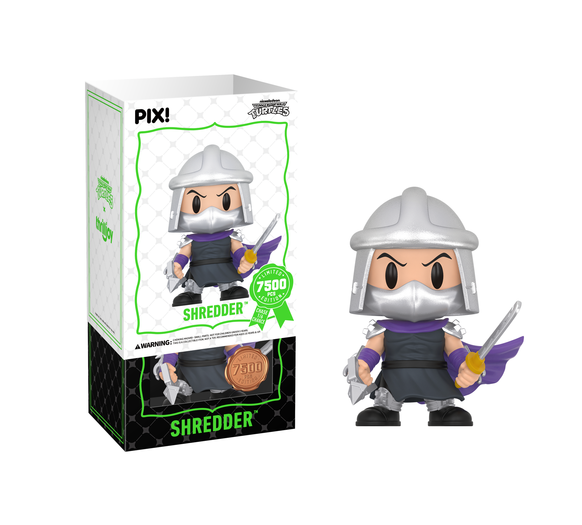TMNT, Shredder Collectible, Front of Box 