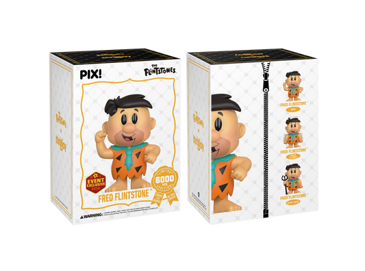 The Flintstones, Fred Flintstone Collectible, Front & Back of Box
