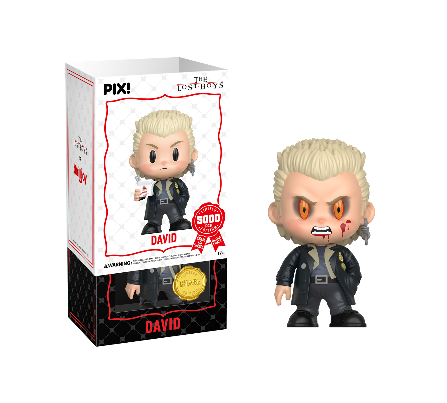 The Lost Boys David Chase Collectible, Front of Box 