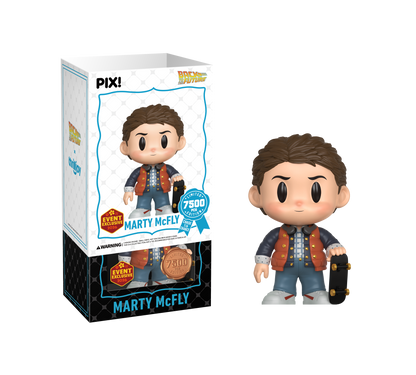 Back to the Future, Marty McFly Collectible, Front of Box 