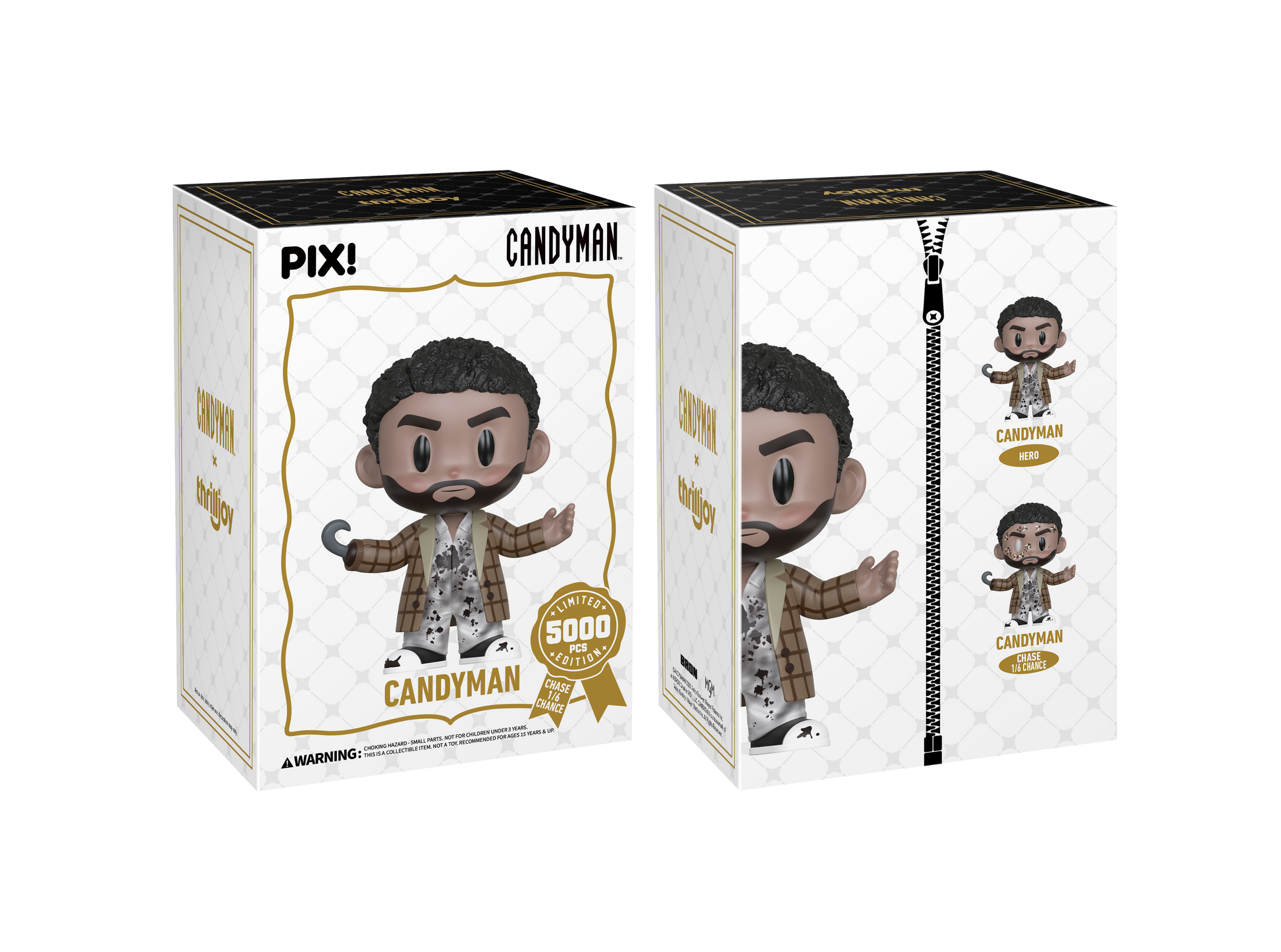 Candyman Collectible, Front & Back of Box 