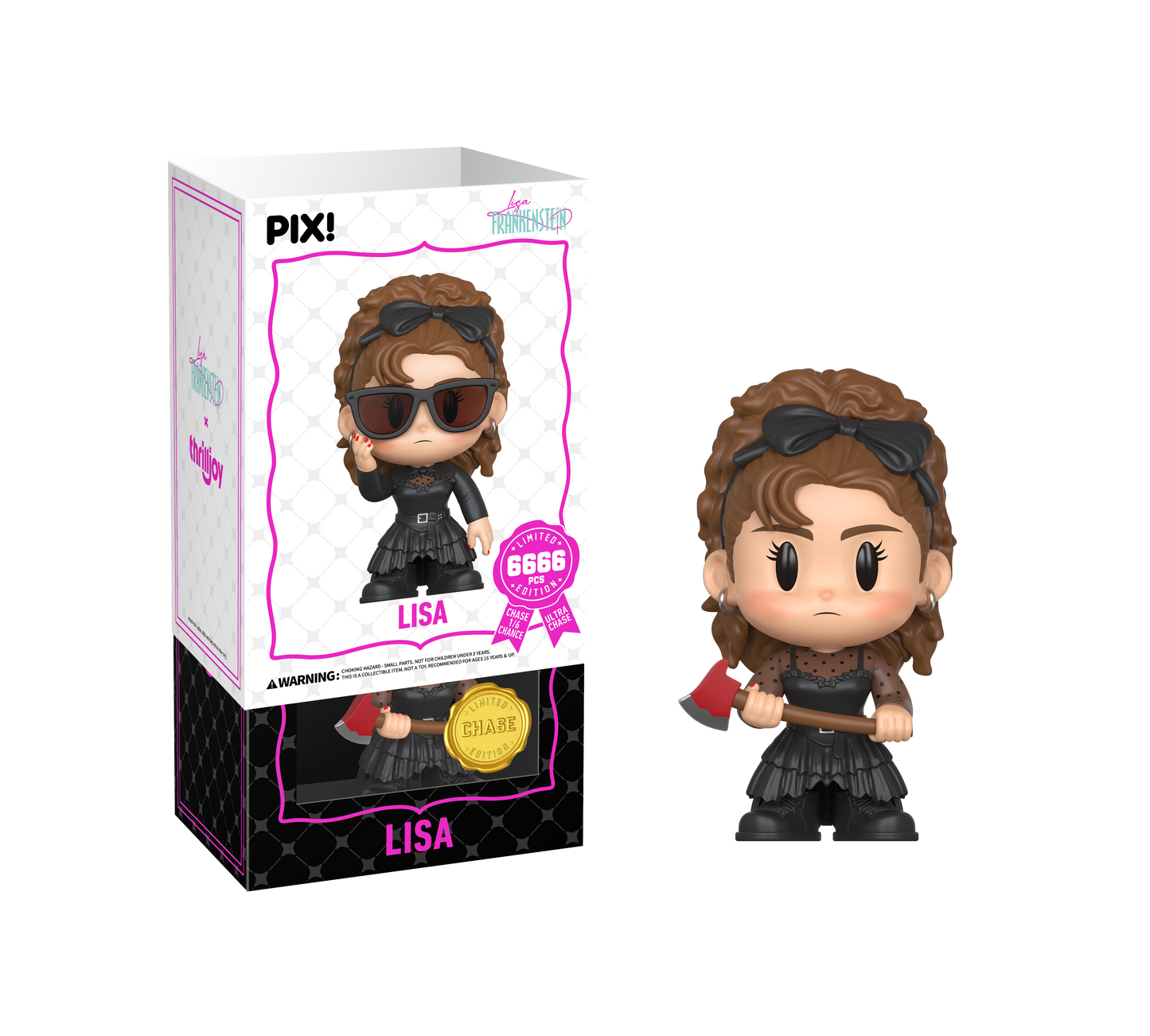 Lisa Frankenstein, Lisa Frankenstein Chase Collectible, Front of Box 