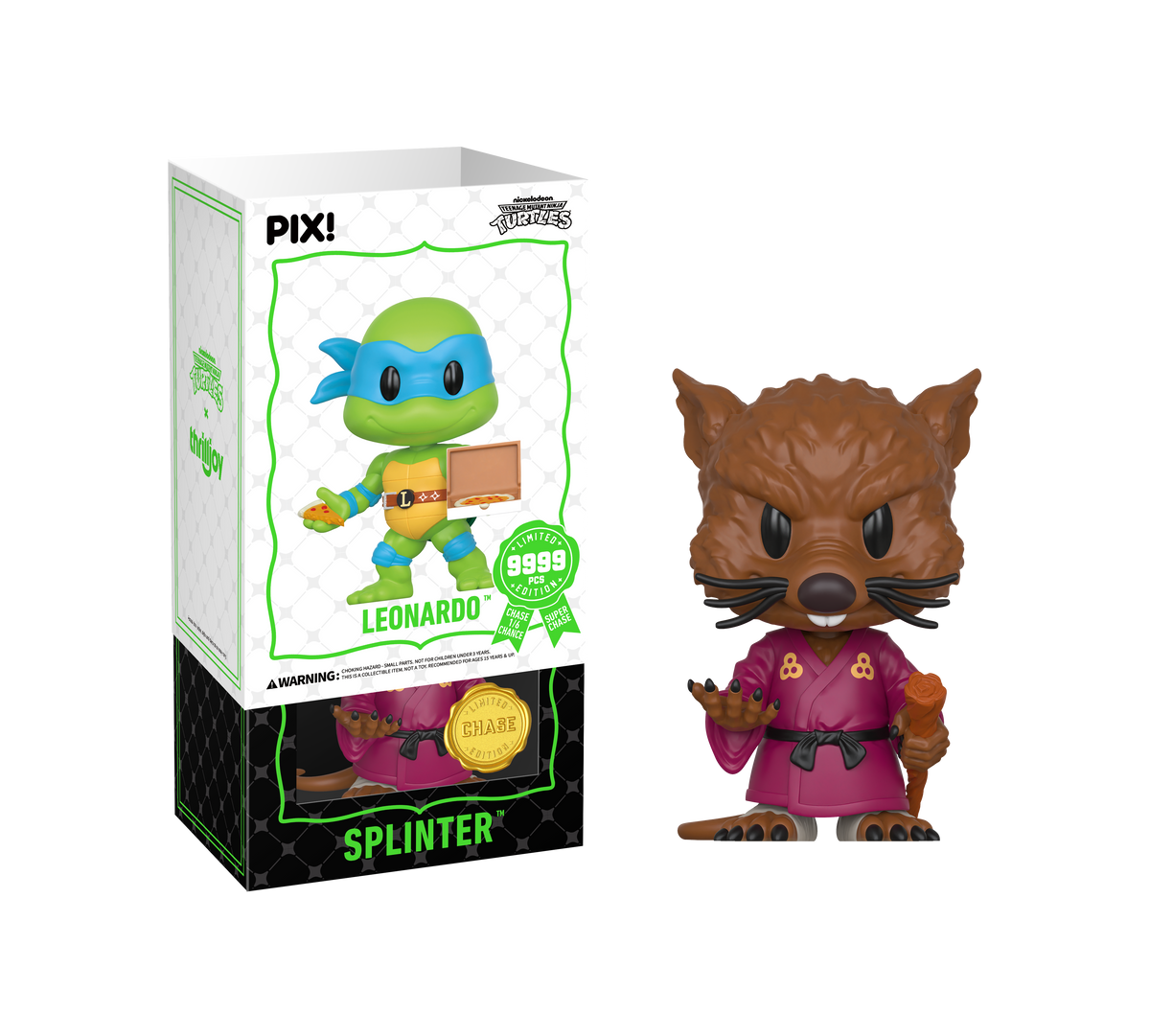 Teenage Mutant Ninja Turtle, Splinter, chase figure 