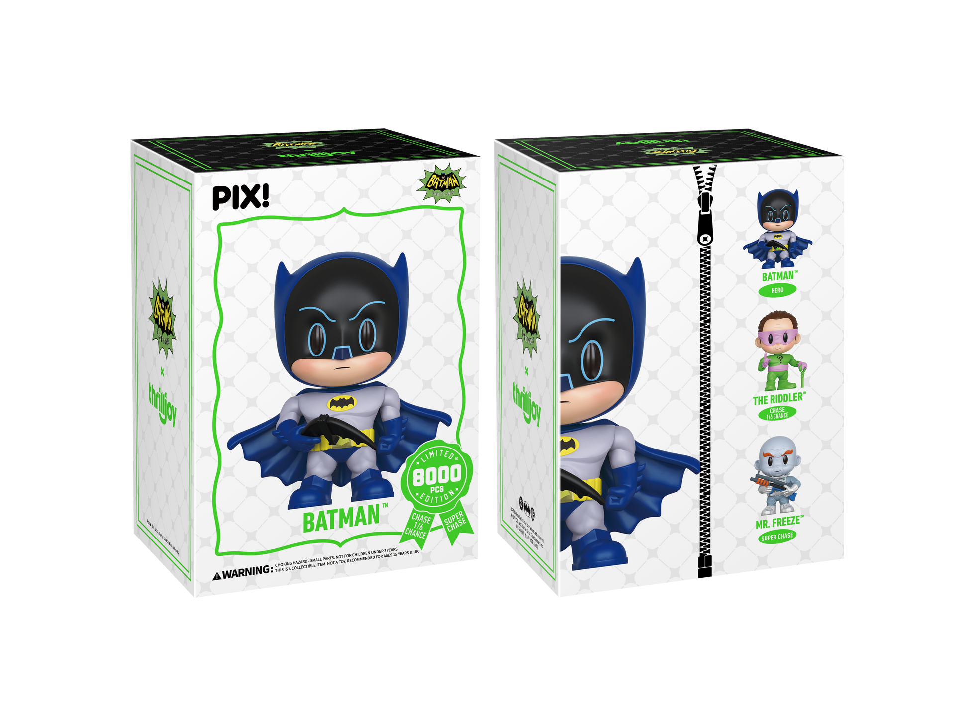 Batman Collectible, Front & Back of Box 