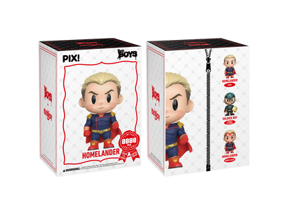 The Boys, Homelander Collectible, Front & Back of Box
