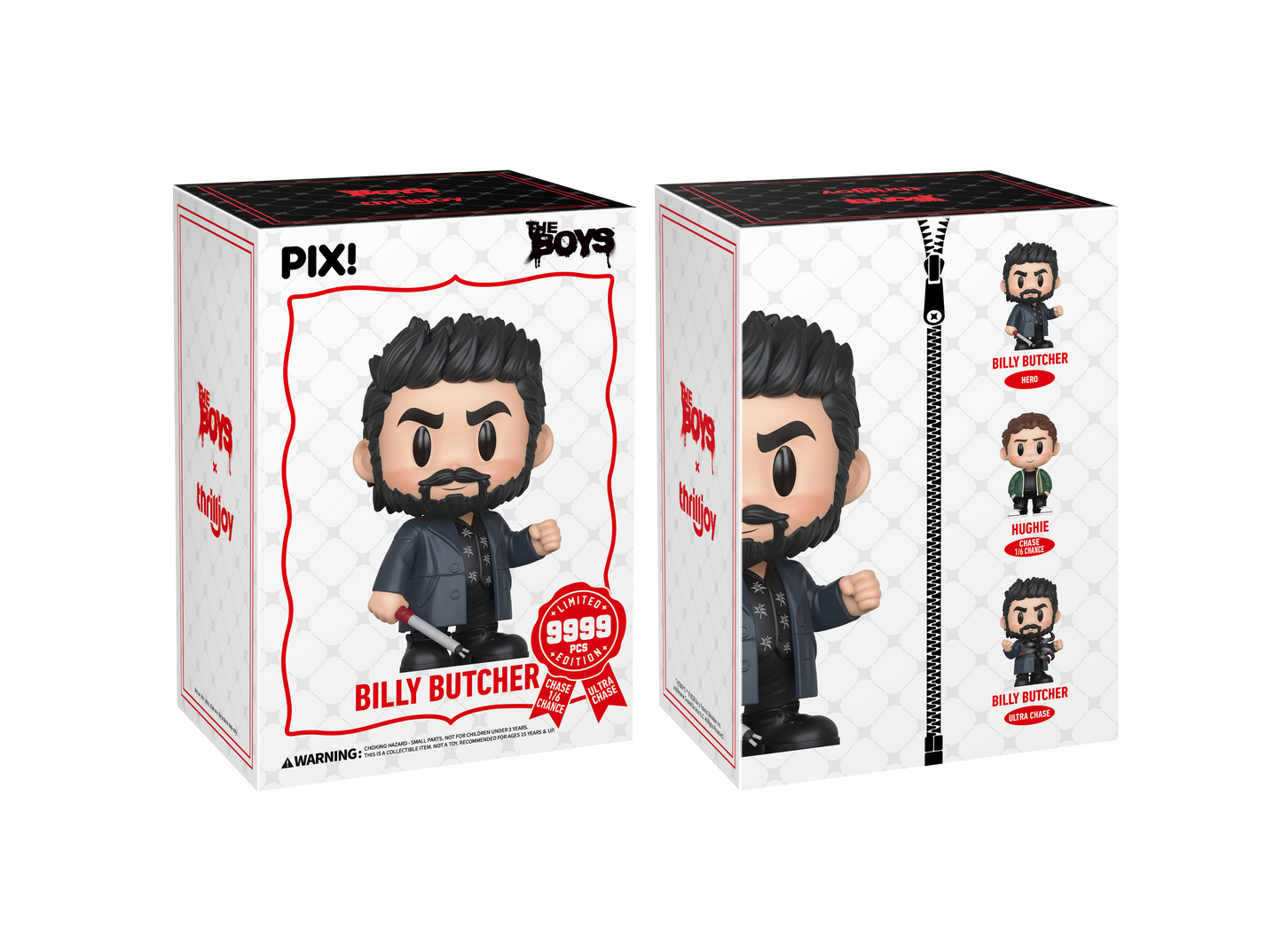 The Boys, Billy Butcher, Front & Back of Box 
