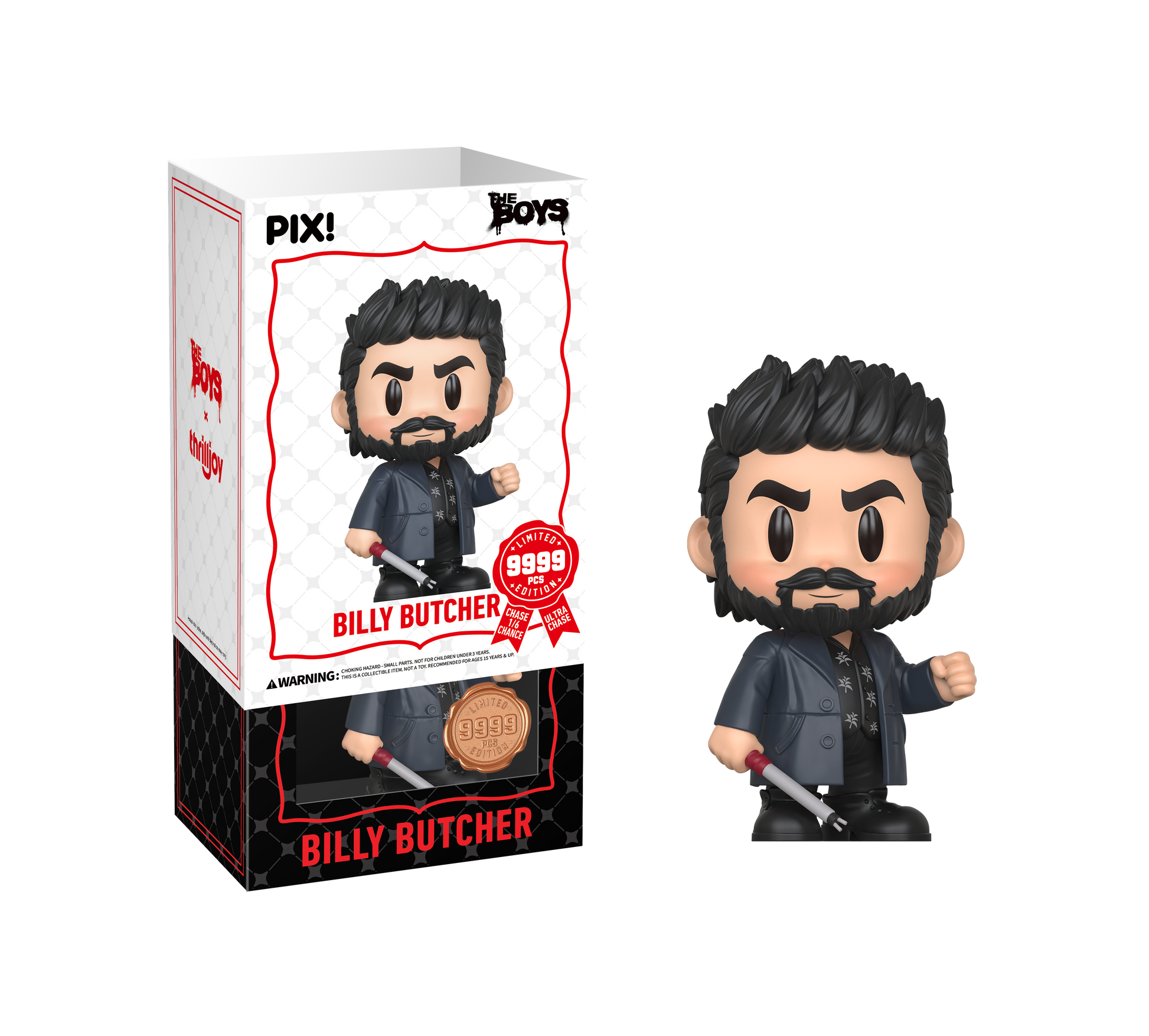 The Boys, Billy Butcher Collectible, Front of Box 