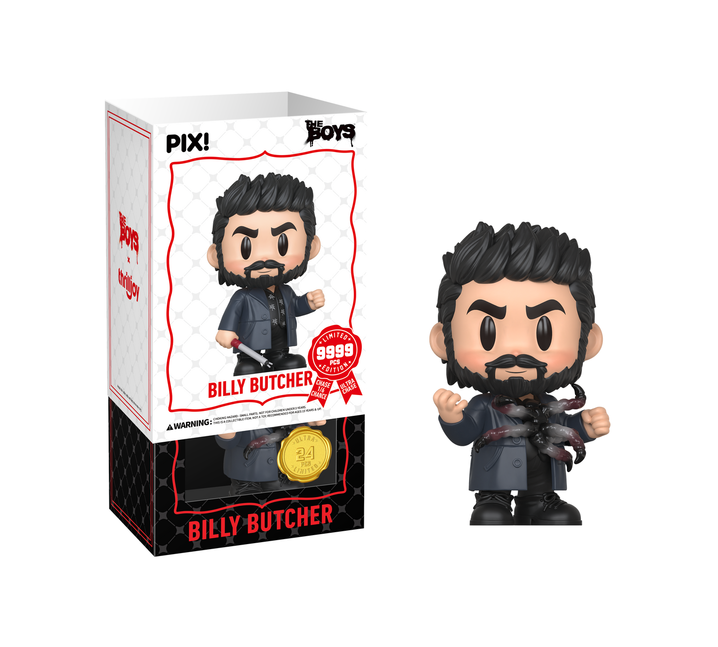 The Boys, Billy Butcher Ultra-Rare Chase Collectible, Front of Box