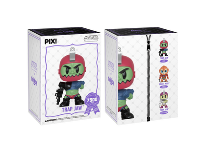 Masters of the Universe, Trap Jaw Collectible, Front & Back of Box 