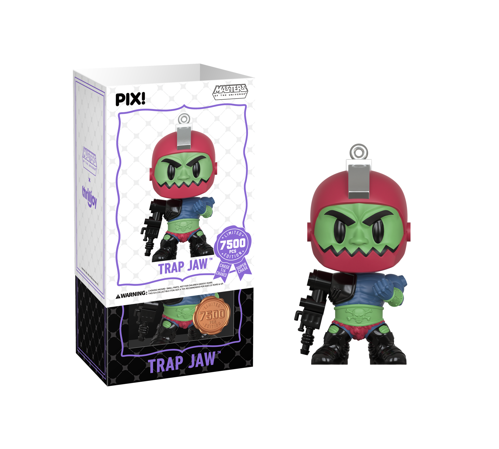 Masters of the Universe, Trap Jaw Collectible, Front of Box