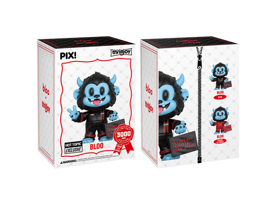 Thrilljoy, Bloo Collectible, Front and Back of Box 