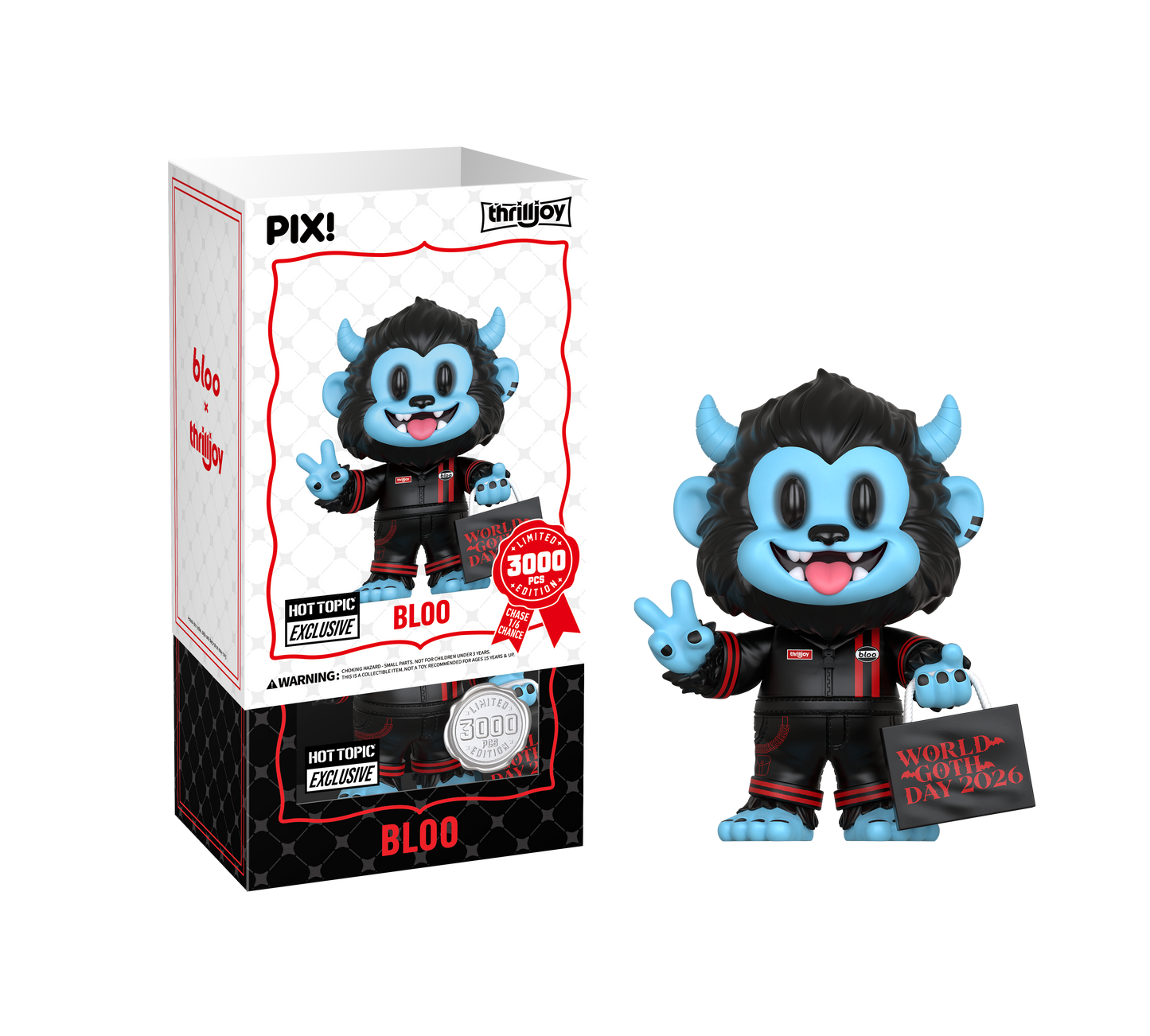 Thrilljoy, Bloo Collectible, Front  of Box 