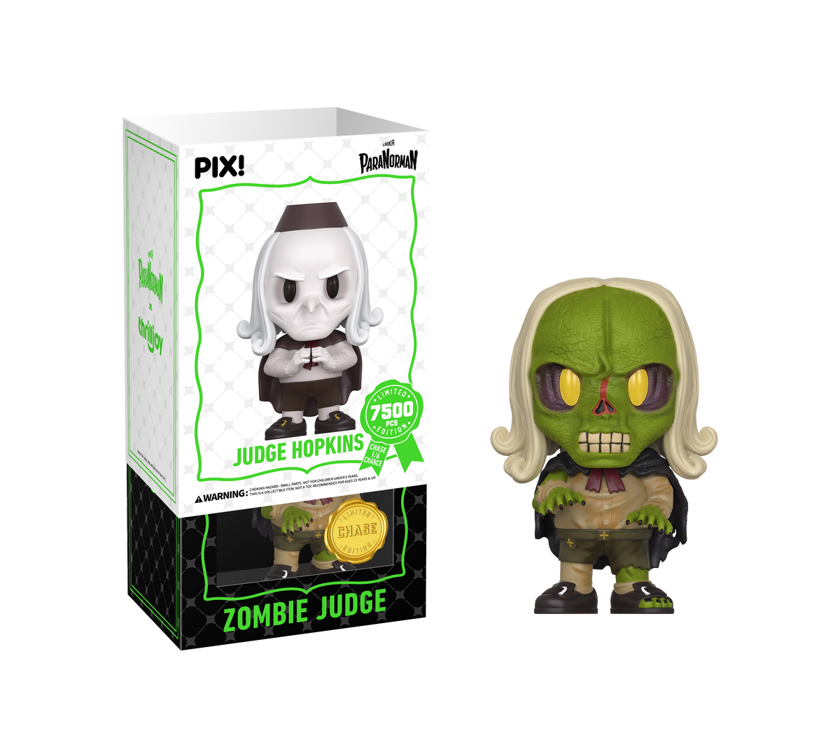 Paranorman, zombie Judge Hopkins chase figure 