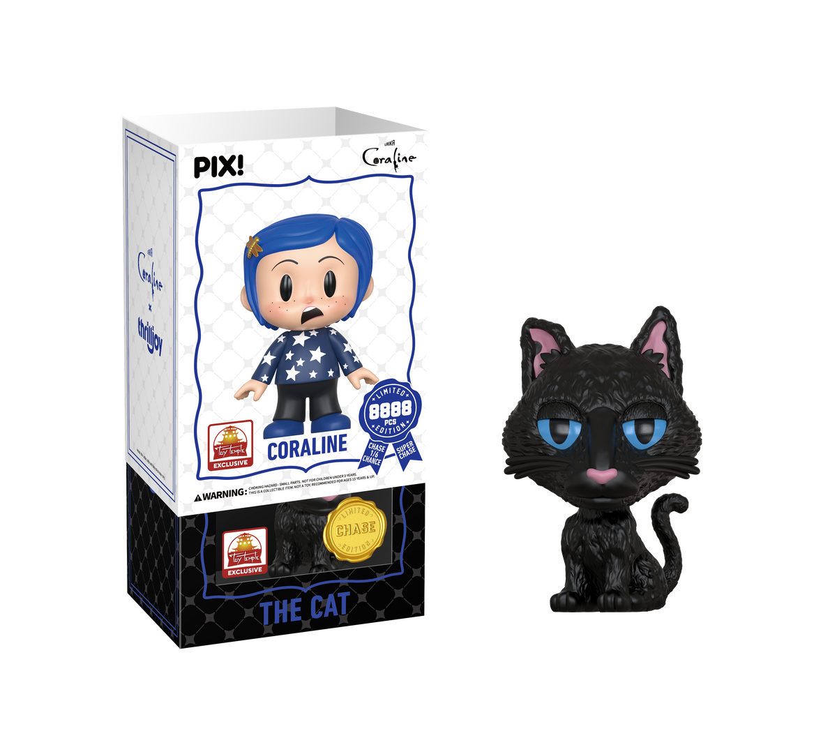Coraline, The cat, chase figure 