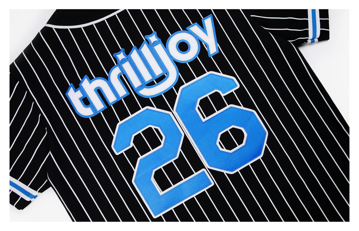 Thrilljoy '26 Oversized Jersey-Pinstripe