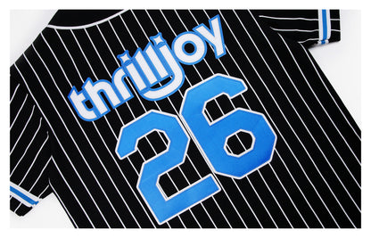 Thrilljoy '26 Oversized Jersey-Pinstripe
