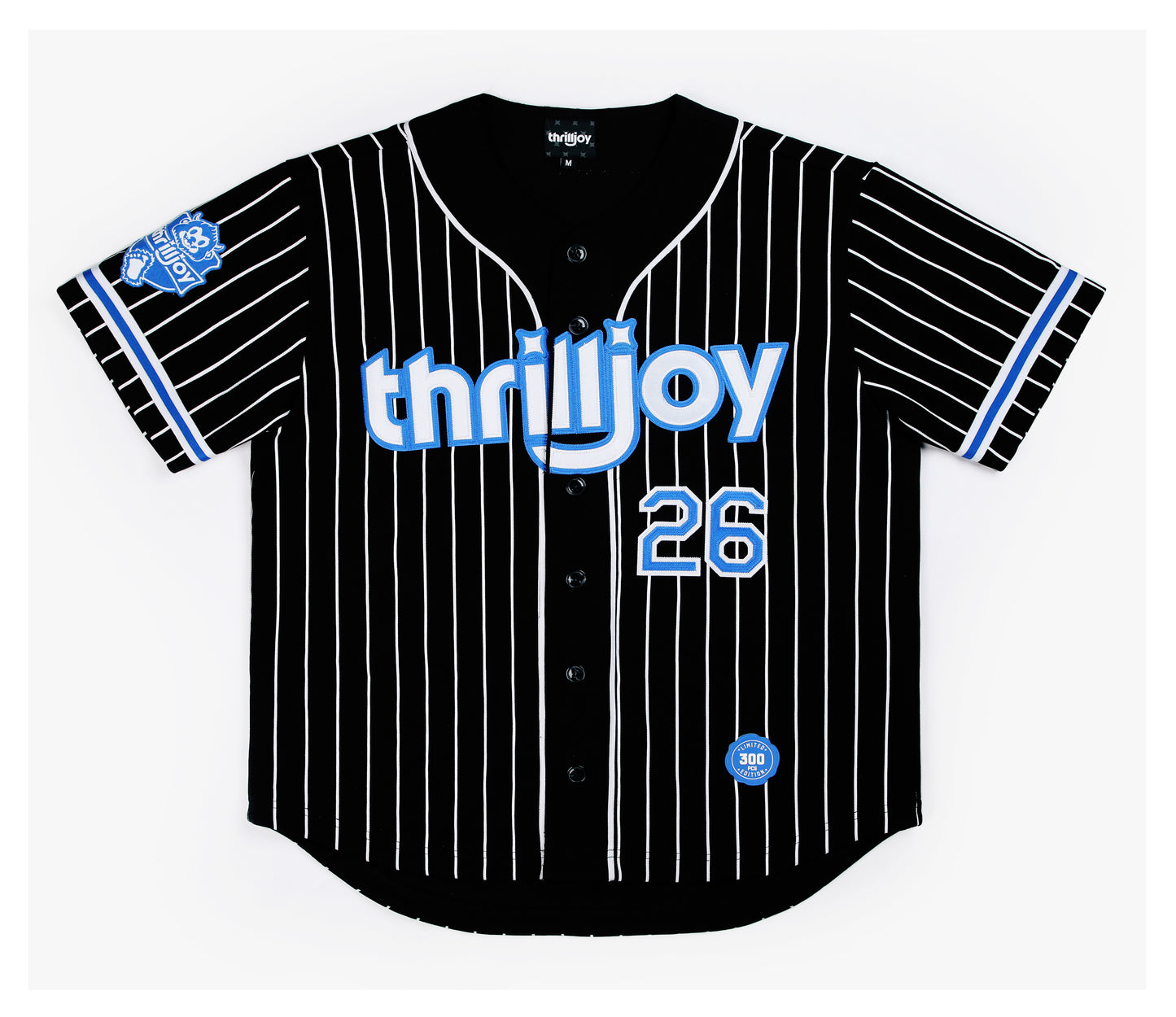 Thrilljoy '26 Oversized Jersey-Pinstripe