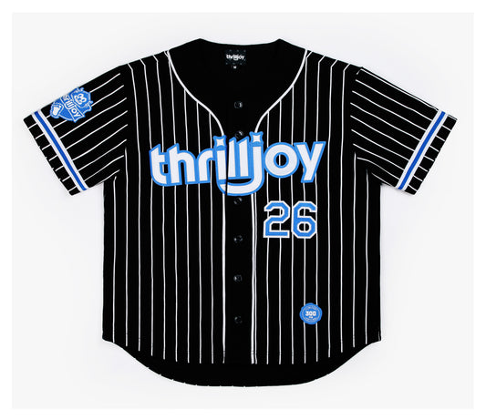 Thrilljoy '26 Oversized Jersey-Pinstripe