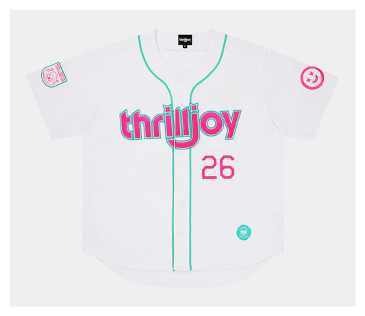 Thrilljoy '26 Oversized Jersey -  White